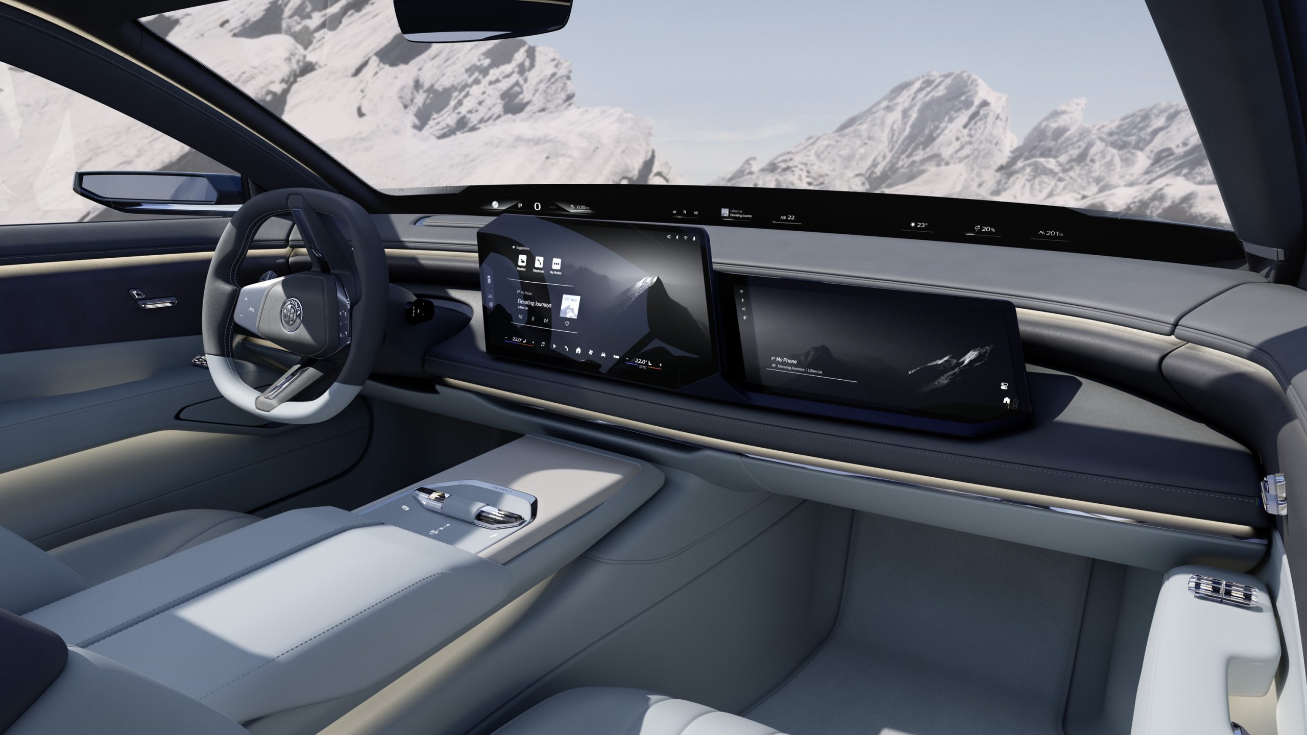 Vision BMW ALPINA interior detail